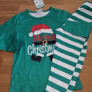 Nwt Girls Size 3T Merry Christmas Shirt And Leggings Outfit